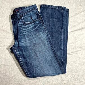 Mens Urban Pipeline Blue Denim Straight Leg Jeans Size 30 x 32 (29 x 30.5)